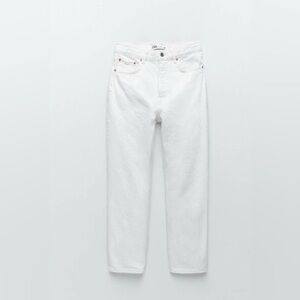 Zara Bliss Straight Jeans- Off White